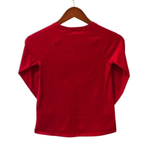 Girls Reindeer Long Sleeve Tee - Picture 2 of 3